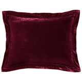 Stella Faux Silk Velvet Flanged Dutch Euro Pillow