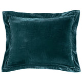 Stella Faux Silk Velvet Flanged Dutch Euro Pillow