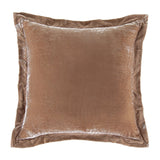Stella Faux Silk Velvet Flanged Euro Sham