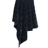 Stella Faux Silk Velvet Double Box Stitch Throw