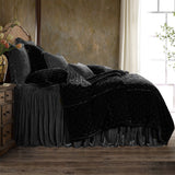 Stella Faux Silk Velvet Bedspread Set