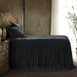 Stella Faux Silk Velvet Bedspread Set