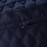 High Shine Satin Quatrefoil Quilt Pillow Sham Set