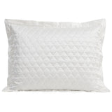 High Shine Satin Quatrefoil Quilt Pillow Sham Set
