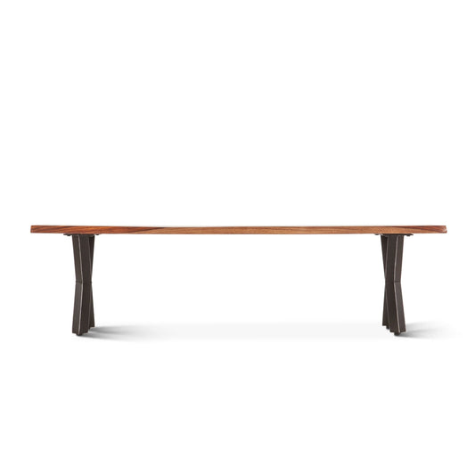 Brisbane 68" Dining Bench in Natural Sheesham and Iron