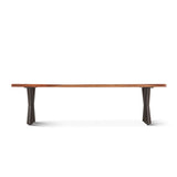 Brisbane 68" Dining Bench in Natural Sheesham and Iron