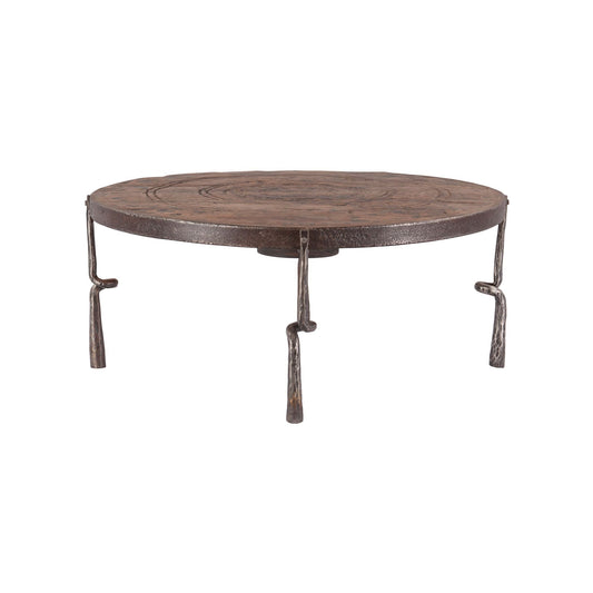 Eiffel 41" Coffee Table with Hammered Legs