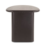 Helsinki 26" Side Table in Matte Black Mango Wood
