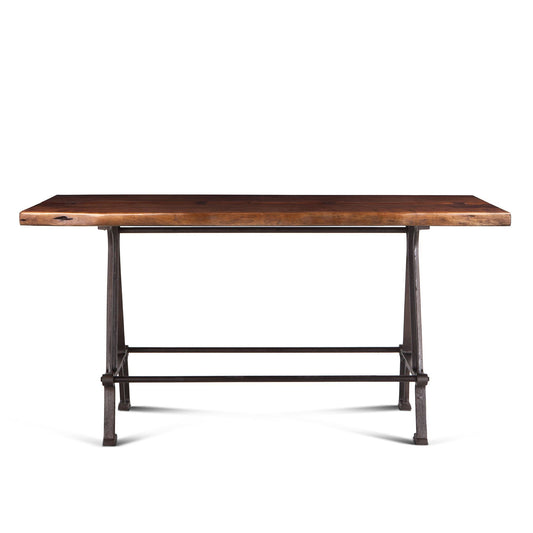 Industrial Loft 72" Gathering Table in Walnut