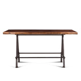 Industrial Loft 72" Gathering Table in Walnut
