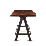 Industrial Loft 72" Gathering Table in Walnut