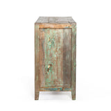 Ibiza 57" Dresser in Vintage Teal Reclaimed Wood