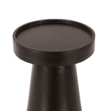 Jaipur 16" Round Accent Table in Black