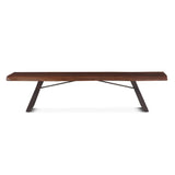 London Loft 90" Bench in Walnut