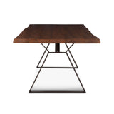London Loft 94" Dining Table in Walnut