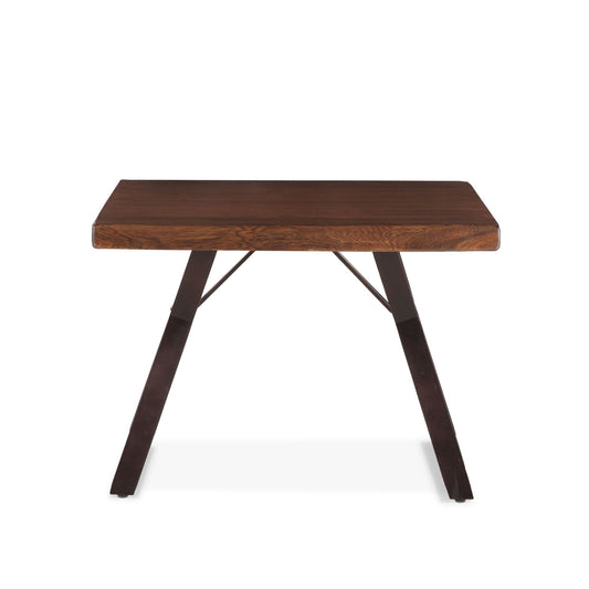 London Loft 23" Side Table in Walnut