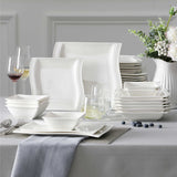 Flora Marble Grey 26 Piece Dinnerware Set