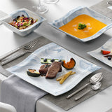 Flora Marble Pink 26 Piece Dinnerware Set