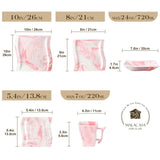 Flora Marble Grey 30 Piece Dinnerware Set
