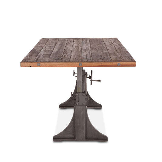 Manchester 84" Adjustable Dining Table in Natural Reclaimed