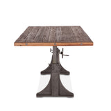 Manchester 84" Adjustable Dining Table in Natural Reclaimed