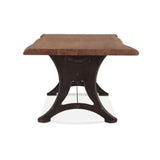 Organic Forge 72" Dining Table in Raw Walnut