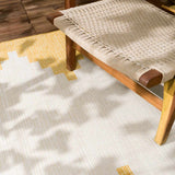 Djugun Yellow Outdoor Rug - Clearance