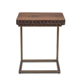 Santa Cruz 18" Side Table in Two Tone