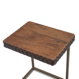 Santa Cruz 18" Side Table in Two Tone