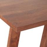 Savannah 75" Gathering Table in Cinnamon Brown