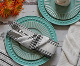 Black Dish Towels - Striped Cleaning Towels