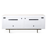Taara 72" Sideboard with Horn and Wood Inlay on Metal Base