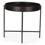 Verbania 29" Nesting Tray Tables in Matte Black