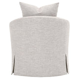 Faye Slipcover Swivel Club Chair