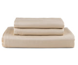 Natural 100% Cotton Sateen Flat Bed Sheet