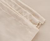 Natural 100% Cotton Sateen Flat Bed Sheet