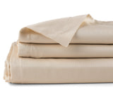 Natural 100% Cotton Sateen Flat Bed Sheet