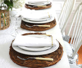 Gold napkins - White Napkins
