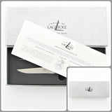 Forge de Laguiole 2 Piece Steak Knife Set Walnut Satin Finish