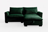 PERTH 86" Loveseat with 1 Ottoman