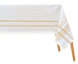 French Striped Tablecloth