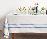 French Striped Tablecloth