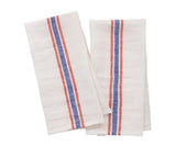 Striped Linen Tea Towels - Set of 2