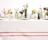 French Striped Tablecloth