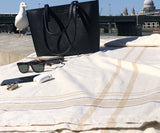 French Striped Tablecloth