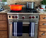 Blue French Kitchen Towels