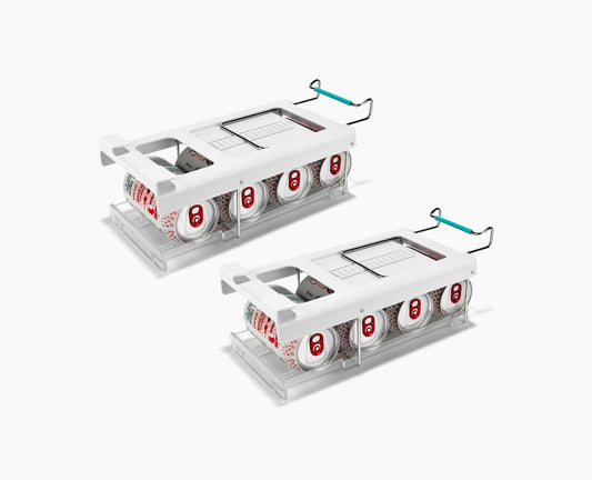 FridgeStore™ Pack of 2 Under-Shelf Can Dispenser