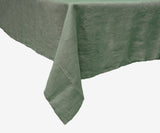 Forest Green Linen Tablecloth