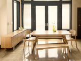 Currant 72 - 92" Extendable Dining Table, Caramelized