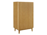 Currant Five Drawer High Chest, Caramelized